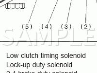 Solenoids Diagram for 2003 Subaru Legacy  2.5 H4 GAS