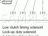 Solenoids Diagram for 2003 Subaru Legacy  2.5 H4 GAS
