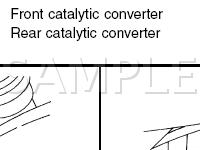 Engine Electrical Components Diagram for 2003 Subaru Outback  3.0 H6 GAS