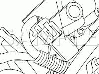 Underhood Component Locations Diagram for 2004 Subaru Forester X 2.5 H4 GAS