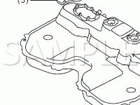Underhood Component Locations Diagram for 2004 Subaru Forester XT 2.5 H4 GAS