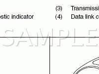 Electrical Components Location Diagram for 2004 Subaru Forester X 2.5 H4 GAS