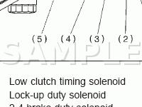 Solenoids Diagram for 2004 Subaru Legacy  2.5 H4 GAS