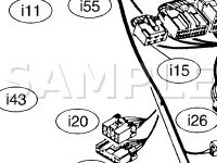 Instrument Panel Wiring Harness Diagram for 2004 Subaru Outback  2.5 H4 GAS