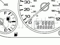 ABS Warning Light Diagram for 2005 Subaru Baja Turbo 2.5 H4 GAS