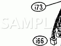 Instrument Panel Connectors  Diagram for 1989 Subaru XT GL 1.8 H4 GAS