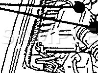 Engine Compartment Electrical Components Diagram for 1990 Subaru Justy GL 1.2 L3 GAS
