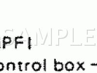 MPFI Fuel Injection Electrical Components Diagram for 1990 Subaru Loyale  1.8 H4 GAS