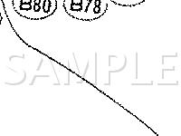 Interior Side Bulkhead Wiring Diagram for 1992 Subaru SVX LS 3.3 H6 GAS