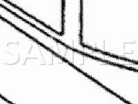 Rear Of Vehicle Component Locations Diagram for 1991 Subaru XT6  2.7 H6 GAS