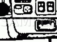 Instrument Panel Component Locations Diagram for 1993 Subaru Legacy 4X4 2.2 H4 GAS