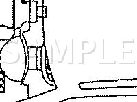 Fuel Pump & Radiator Fan Relay Locations Diagram for 2001 Subaru Forester  2.5 H4 GAS