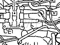 Emission Control & Ignition System Component Locations Diagram for 1999 Subaru Impreza RS 2.5 H4 GAS