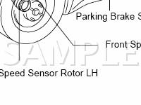 ABS With EBD System Diagram for 2004 Scion XA  1.5 L4 GAS