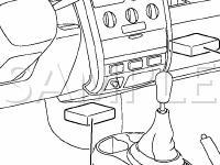 Instrument Panel Diagram for 2004 Scion XB  1.5 L4 GAS