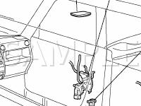 Wireless Door Lock Control System Diagram for 2004 Scion XB  1.5 L4 GAS