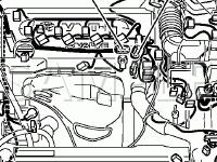 Splice Points Locations Diagram for 2005 Scion TC  2.4 L4 GAS
