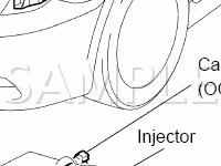 Underhood Component Locations Diagram for 2005 Scion TC  2.4 L4 GAS