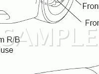 Body Component Locations Diagram for 2005 Scion TC  2.4 L4 GAS