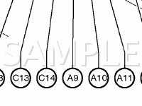 Instrument Panel Diagram for 2005 Scion XA  1.5 L4 GAS