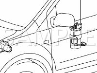 Combination Meter Diagram for 2005 Scion XA  1.5 L4 GAS