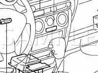 Combination Meter Diagram for 2005 Scion XA  1.5 L4 GAS