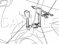 Seat Belt Warning System Diagram for 2005 Scion XA  1.5 L4 GAS