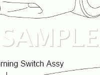 Body Component Locations Diagram for 2006 Scion TC  2.4 L4 GAS