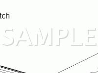 Front End Component Locations Diagram for 2006 Scion TC  2.4 L4 GAS