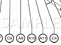 Instrument Panel Diagram for 2006 Scion XB  1.5 L4 GAS