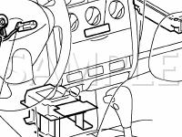 Combination Meter Diagram for 2006 Scion XB  1.5 L4 GAS