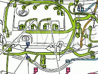 Engine Compartment Diagram for 2008 Scion XD  1.8 L4 GAS