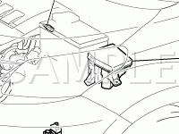 Engine Compartment Diagram for 2008 Scion XD  1.8 L4 GAS