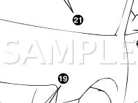 Floor For Ground Point Diagram for 2001 Suzuki Esteem  1.8 L4 GAS