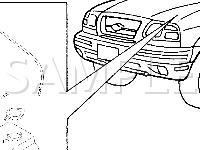 Front Wiper And Washer Diagram for 2001 Suzuki Grand Vitara XL-7 2.7 V6 GAS