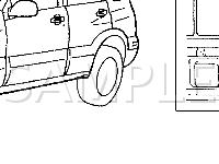 Rear Wiper And Washer Diagram for 2001 Suzuki Grand Vitara XL-7 2.7 V6 GAS