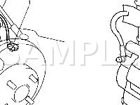 Front Wheel Speed Sensor Components Location Diagram for 2002 Suzuki Aerio SX 2.0 L4 GAS