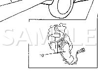 Power Door Lock System Components Diagram for 2002 Suzuki Grand Vitara XL-7 2.7 V6 GAS