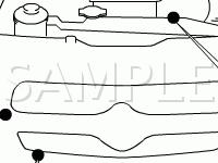 Engine Room For Connector Layout Diagram for 2002 Suzuki Vitara  2.0 L4 GAS