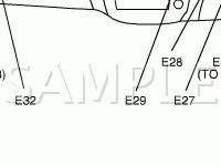 Instrument Panel For Connector Layout Diagram Diagram for 2003 Suzuki Aerio SX 2.0 L4 GAS