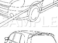 Power Door Lock And Keyless Entry System Component Location Diagram for 2003 Suzuki Aerio SX 2.0 L4 GAS