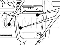 Instrument Panel Diagram for 2003 Suzuki Grand Vitara  2.5 V6 GAS