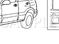 Rear Wiper And Washer Diagram for 2003 Suzuki Grand Vitara XL-7 2.7 V6 GAS