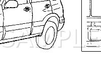 Rear Wiper And Washer Diagram for 2003 Suzuki Vitara  2.0 L4 GAS