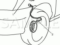 ABS Components Diagram for 2004 Suzuki Aerio  2.3 L4 GAS