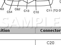 Engine Harness Diagram for 2004 Suzuki Grand Vitara  2.5 V6 GAS