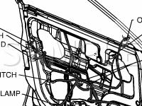 Drive Door Wire Harness Diagram for 2004 Suzuki Verona  2.5 L6 GAS