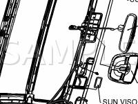 Roof Wire Harness Diagram for 2004 Suzuki Verona  2.5 L6 GAS