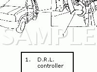 Engine Compartment Components Diagram for 2004 Suzuki Vitara  2.5 V6 GAS