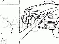 Wiper/Washer Components Diagram for 2004 Suzuki Vitara  2.5 V6 GAS